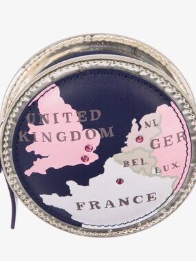 kate spade expand your horizons globe coin purse like new